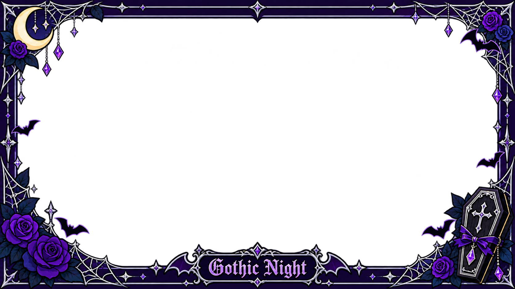 Halloween · Gothic horror · Moon & roses
