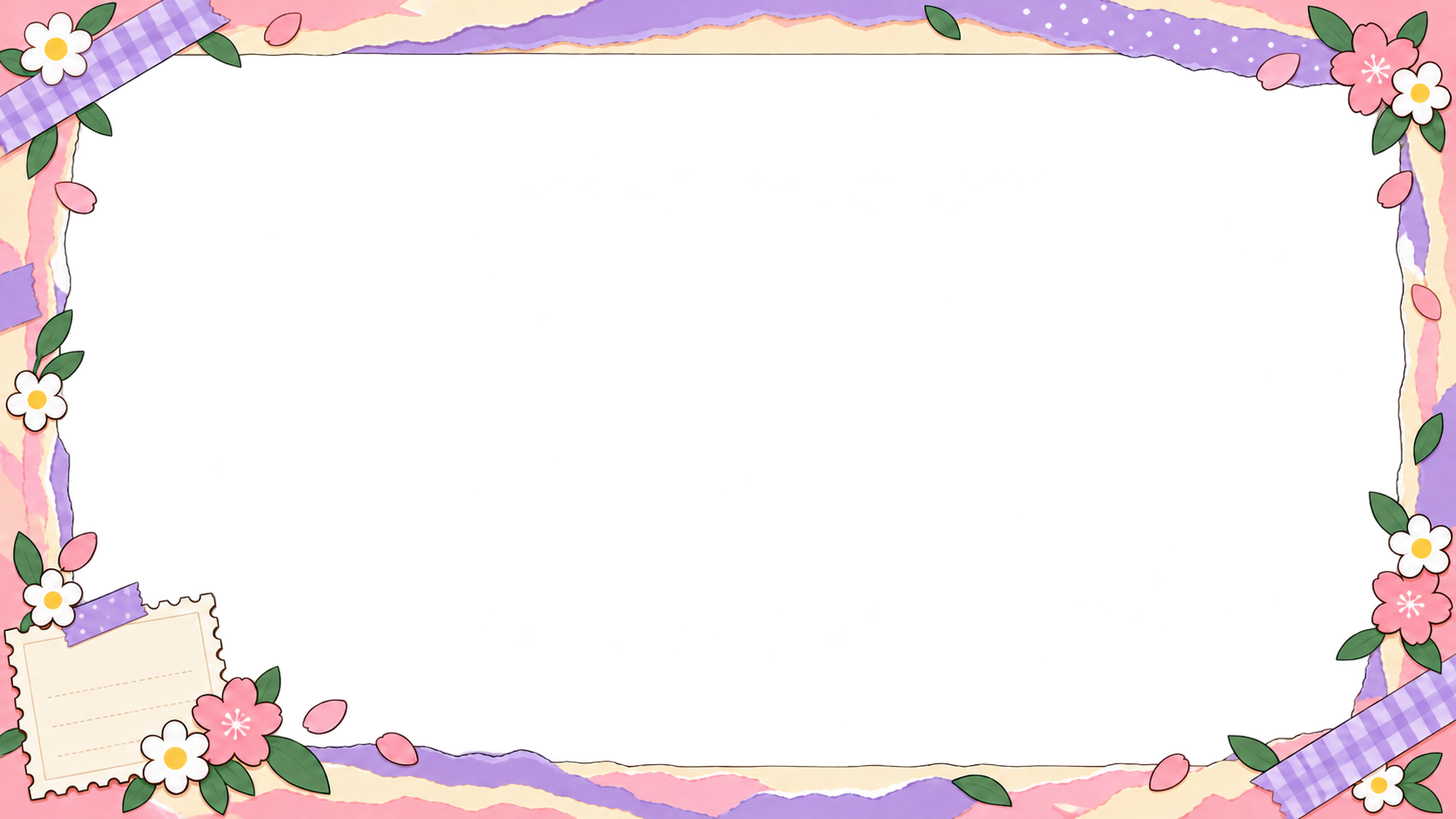 Scrapbook · Paper & tape · Flowers & notes